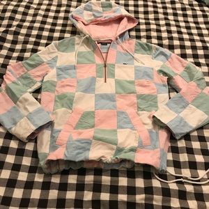 Vineyard Vines Patchwork 3/4 Zip Pullover